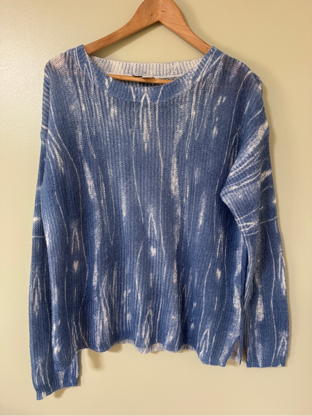 Coldwater Creek Lightweight Tie Dye Sweater